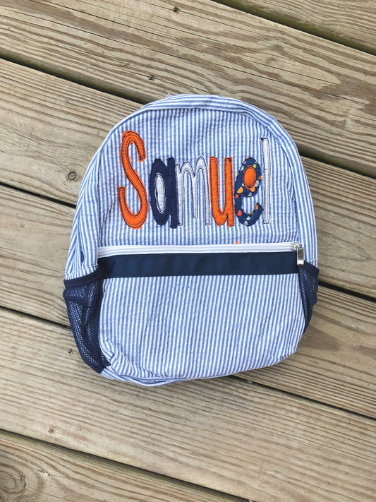 Patchwork Personalized Backpack
